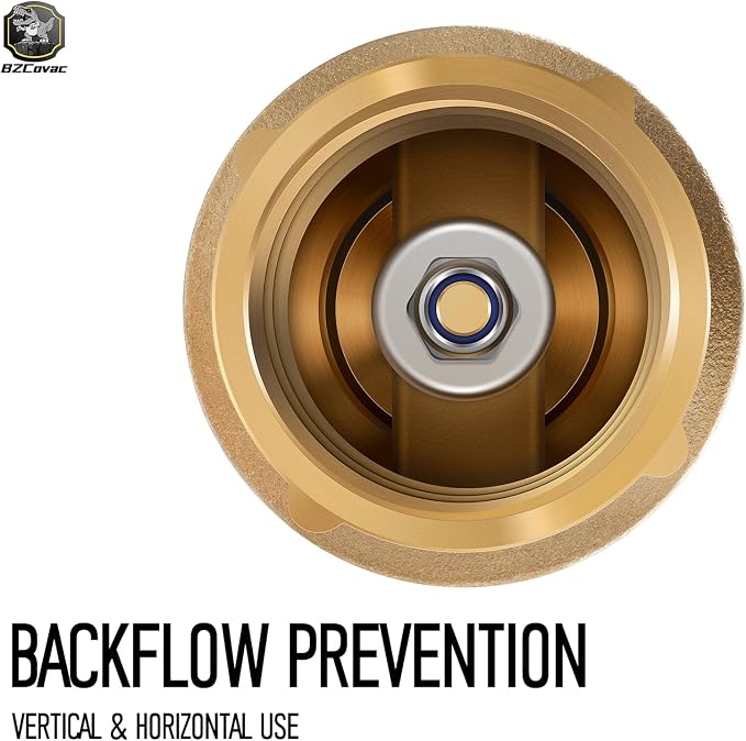 1" No-Lead Brass Check Valve - Image 9