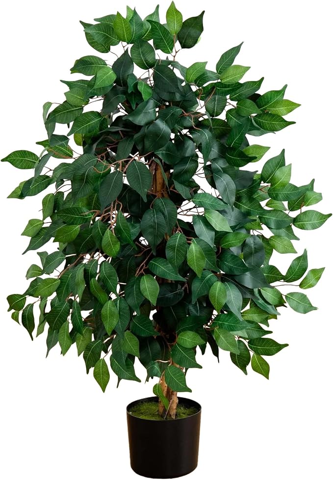 Nearly Natural 3 ft Artificial Ficus Tree by NearlyNatural