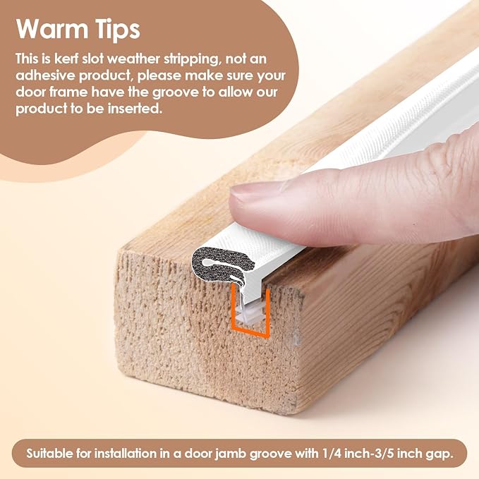 Kerf Weather Stripping Door Seal - Image 6