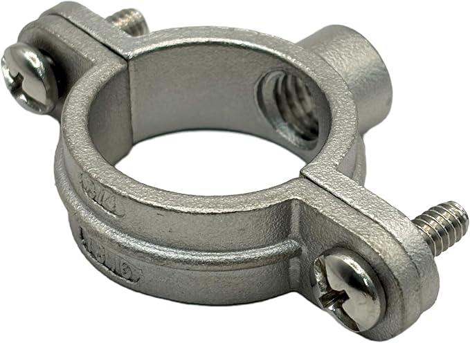 Split Ring Pipe Hanger, 316 Stainless Steel, 3/8" Rod Fitting, Marine Grade - Image 3