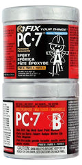 PC Products PC-7 Epoxy Adhesive Paste, Two-Part Heavy Duty, 1/2lb in Two Cans by ProtectiveCoatingCo