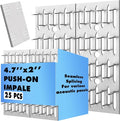 Blulu 25 Pcs Impaling Clips Acoustic Panels, Drywall Repair Impaler Push-on by Blulu