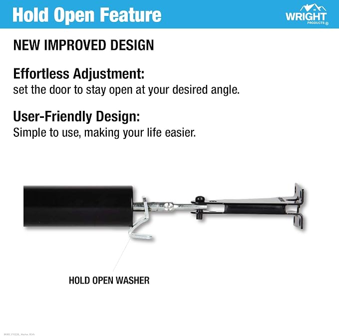 Wright Products Standard Duty Pneumatic Screen & Storm Door Closer – Adjustable - Image 5