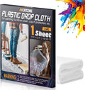 Axgatoxe 12 x 9 Ft Plastic Drop Cloths by AXgatoxe