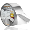 Aluminum Foil Duct Tape Heavy Duty Waterproof, Premium Silver Metal HVAC Heat by SmaringWing