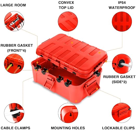 Large Outdoor Electrical Box Waterproof, - Image 3