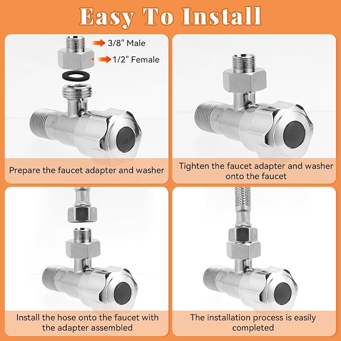 Water Line Adapter, Leak-Proof Connector - Image 4
