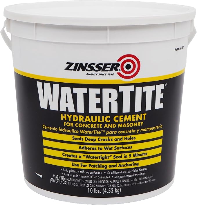 Zinsser 5074 WaterTite Hydraulic Cement by Rust-Oleum