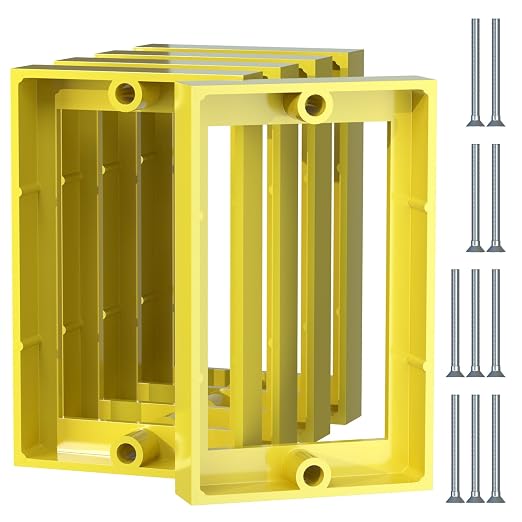 ABS 1/2 Inch Outlet Box Extender, Single Gang, 5 Pack | Single Gang Outlet Box by Unknown