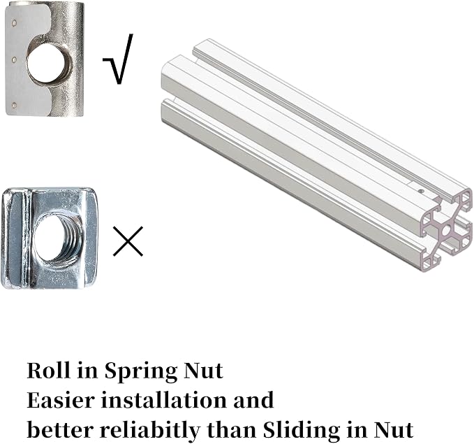 BELLA BAYS 40Series 10Sets Black 4040A Corner Bracket, Support Corner Bracket - Image 4