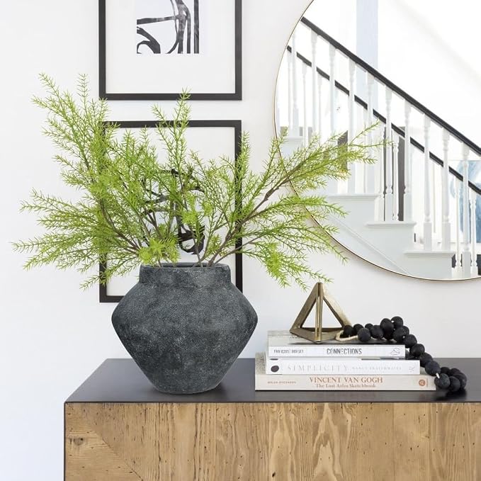 Briful Large Rustic Ceramic Vase - Image 4
