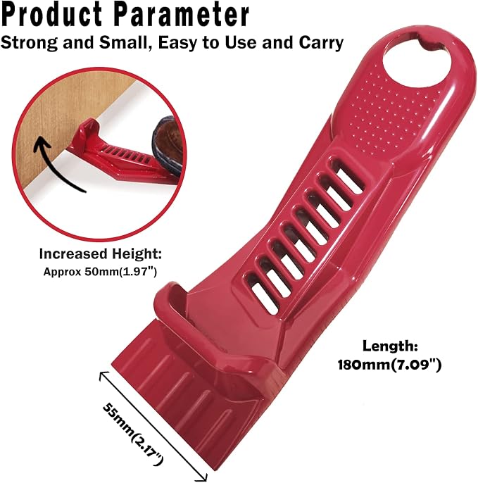 Drywall Panel Lifter, Door Hanging Tool, Edge Rasp, Bottle Opener - Image 2