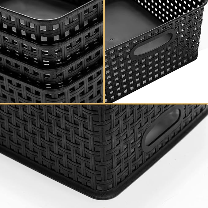 Eslite Plastic Storage Baskets for Organizing - Image 2