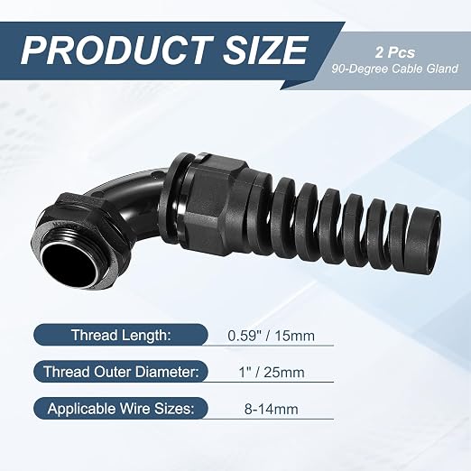 MECCANIXITY 2Pcs M25 Cable Gland - Image 2