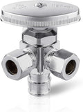 1PC EFIELD PEX-A Expansion Angle Stop Valve, Chrome Plated-VALVE067 by EFIELDPEXTUBING