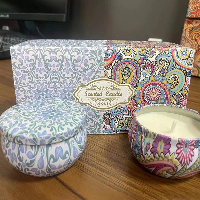 2 Pack Scented Candles, 2.5 oz Aromatherapy Candles - Image 7