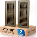 4" x 10" Floor Register Vent Covers 2-Pack by VENTYUN