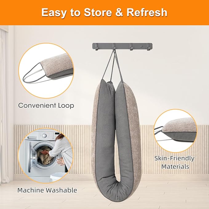 Weighted Door Draft Stopper, 32inch | Under Door Noise Blocker, Front Door - Image 6