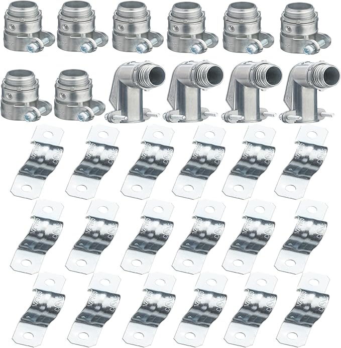 eflyefly 1/2 Flexible Metal Electrical Conduit Part Kit | by Unknown