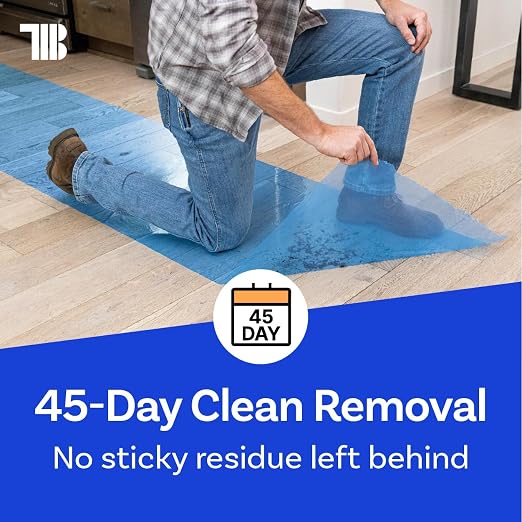 TapeManBlue Floor Protection Film, Made in USA, Painting and Construction - Image 4