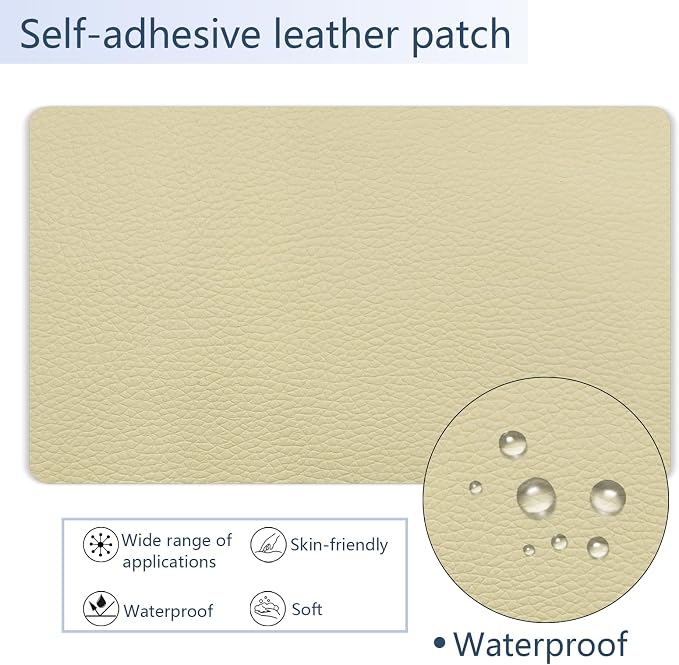 Self Adhesive Leather Repair Patch, 8×12 Inch Sofa Leather Repair Patch - Image 3