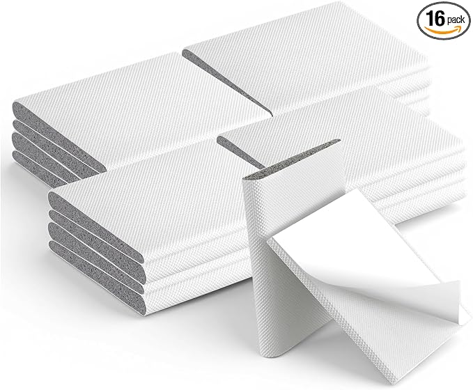 Zonon 16 Pieces Door Corner Seal Pads Adhesive Weatherstripping, Weather by Zonon