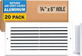 Fits 14x6 Hole | Aluminum Return Air Grille by Handua | Vent Cover Grill by Handua
