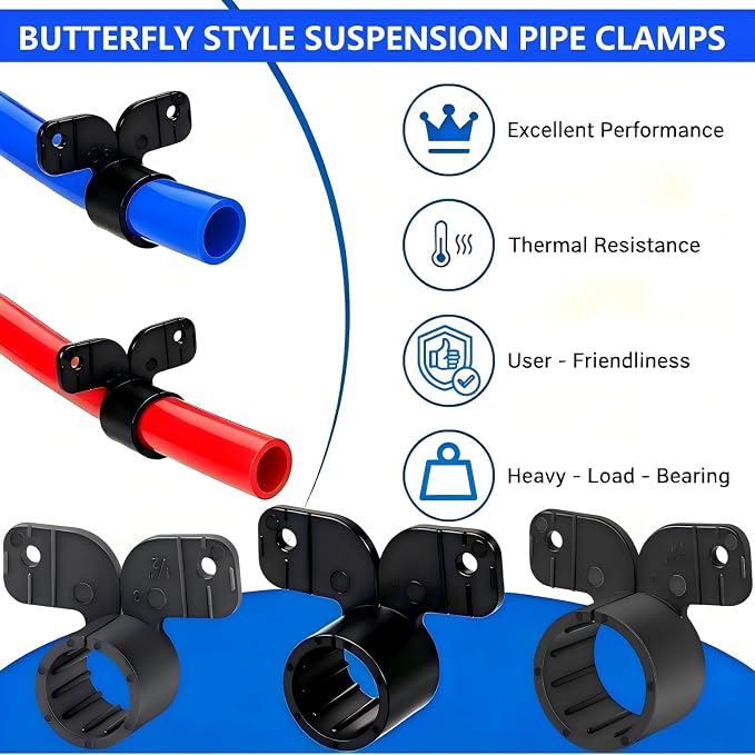 LAZIRO 1 Inch Pex Suspension Pipe Clamps, Tubing Supports - Image 6