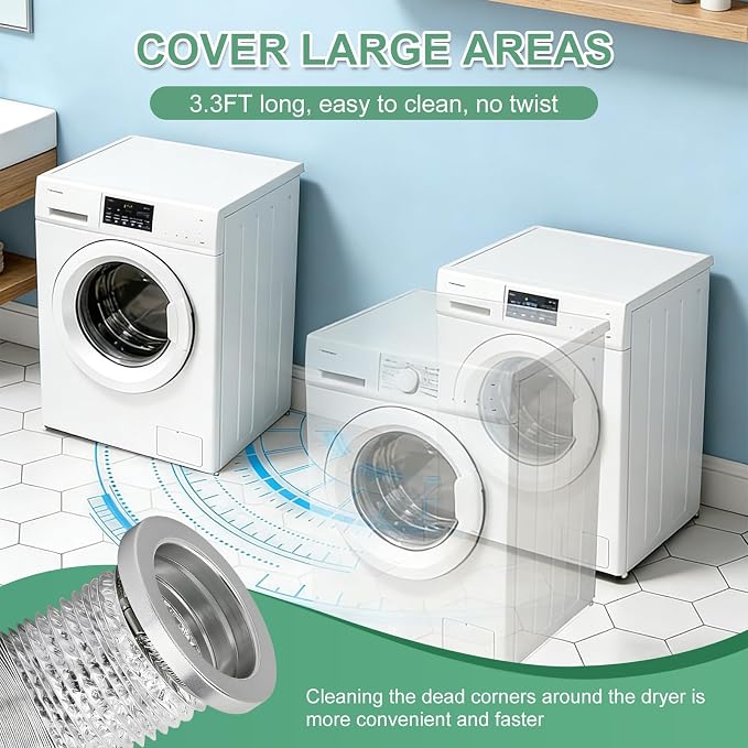 Magnetic Dryer Vent Connector Kit Airtight Seal Magnetic Dryer Vent Coupling - Image 5
