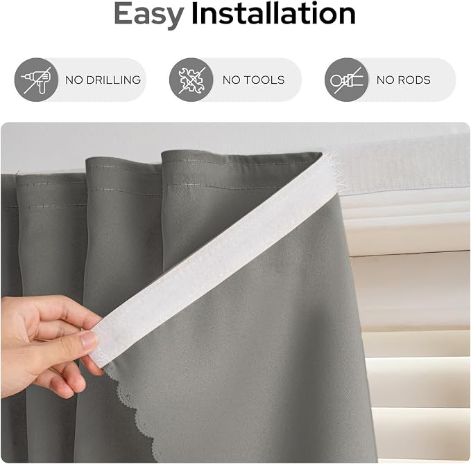 Magic Tape Blackout Curtains - Image 7