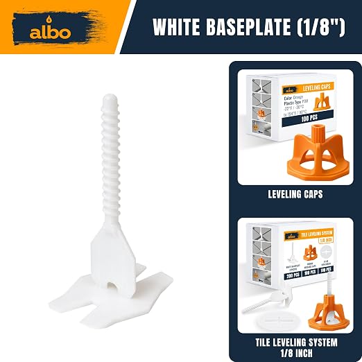 ALBO Tile Leveling System Base Plates 1/8" - Image 6