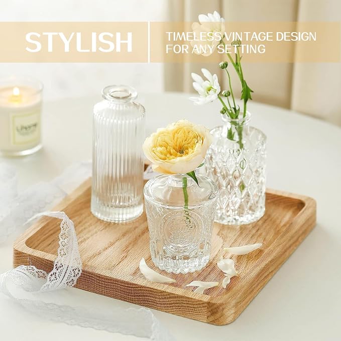 Mini Bud Vases Centerpieces for Tables, Small Flower Vases Suitable for - Image 2