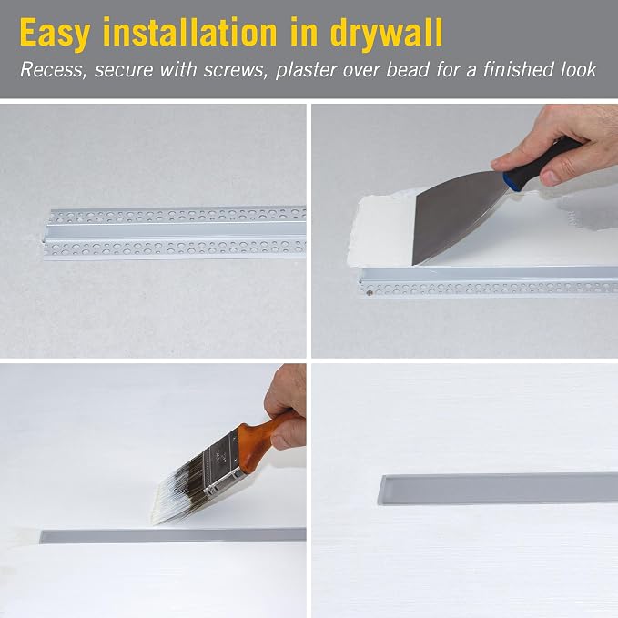 Armacost Lighting Recessed Drywall Mount LED Tape Light Mounting Channel 5-Pack - Image 2