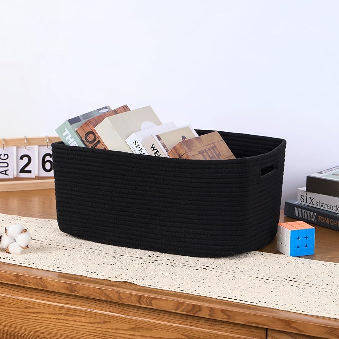 MiniArk Large Storage Baskets for Organizing, Baby Nursery, Toy Bins Box - Image 5
