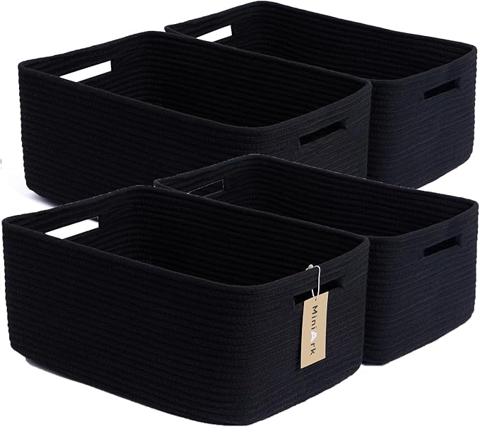 MiniArk Large Storage Baskets for Organizing, Baby Nursery, Toy Bins Box by MiniArkStorageBasketsHome