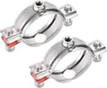 uxcell Wall Ceiling Mount Pipe Supports, 304 Stainless Steel Adjustable Pipe by uxcell