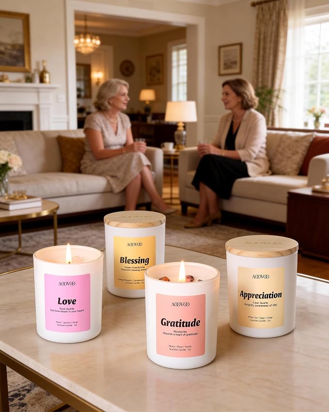 AOOVOO Healing Candles Set for Women - Image 3