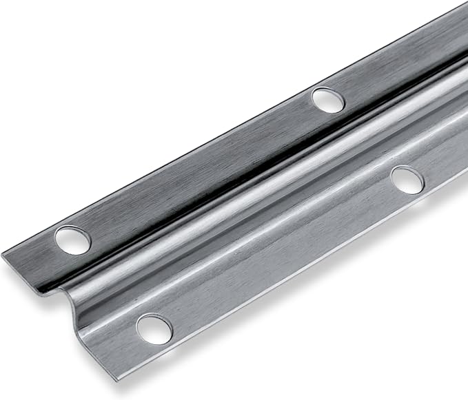 KC Hardware Stainless Steel Sliding Glass Door Screw Down Track, Inverted V by KCHardware