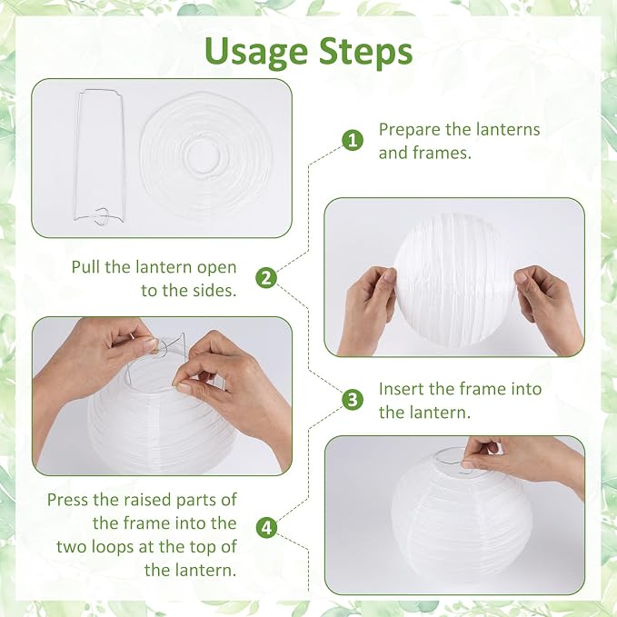 8 PCS Paper Lanterns, Home Decor, Party Decoration - Image 3
