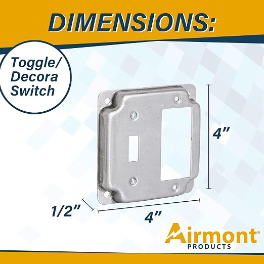 2-Gang Toggle and Rocker Electrical Box Cover - Image 4
