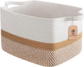Goodpick Woven Storage Basket for Shelves, Cotton Rope Baskets for Kids Toys & by Goodpick