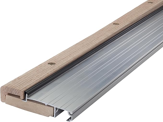 M-D Building Adjustable Aluminum & Hardwood Threshold, 36in | Adjustable Riser by M-DBuildingProducts