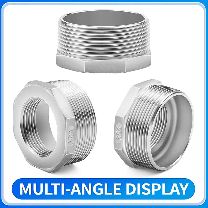 ChillWaves 304 Stainless Steel Pipe Fitting - Image 3