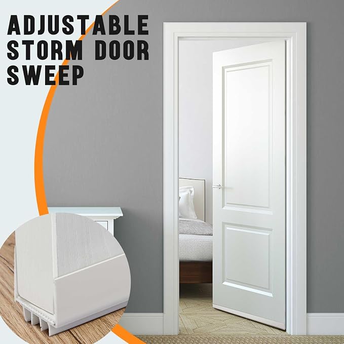 Pickmesh 2 Pcs 36 Inch Adjustable Storm Door Bottom Sweep - Image 6