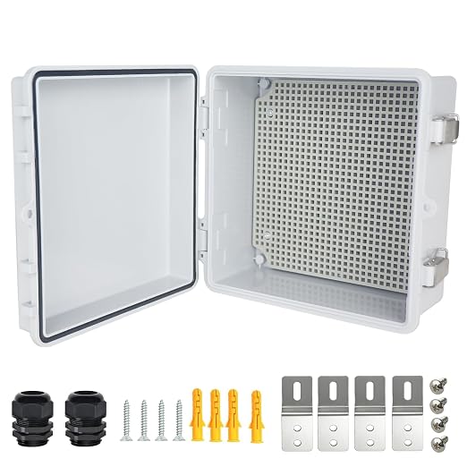 Electrical Junction Box, IP67 Waterproof Outdoor Box ABS Plastic Enclosure by Qukipet