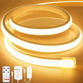 Lamomo COB LED Strip Lights 6.56Ft, Warm White Dimmable Self-Adhesive Led Rope by Lamomo