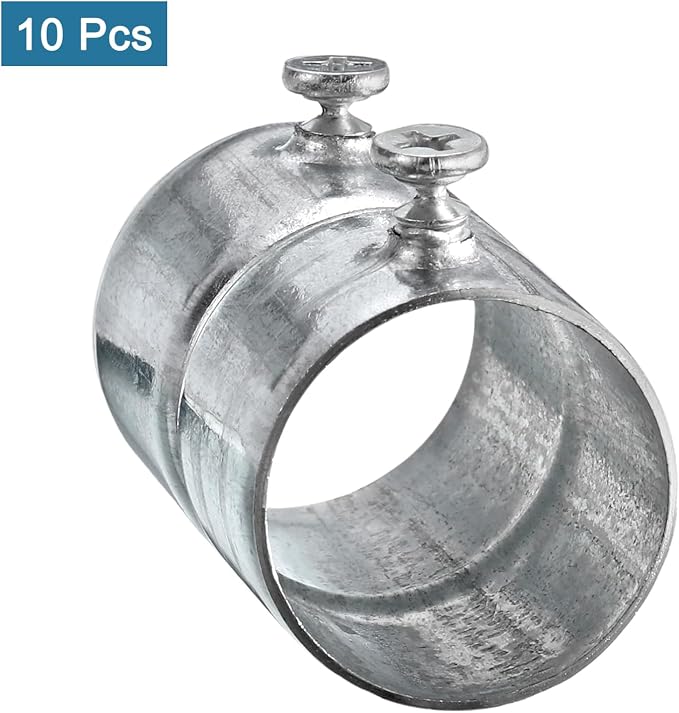 uxcell EMT Coupling, 25mm EMT Set Screw Coupling Conduit Fittings 48mm Length - Image 3