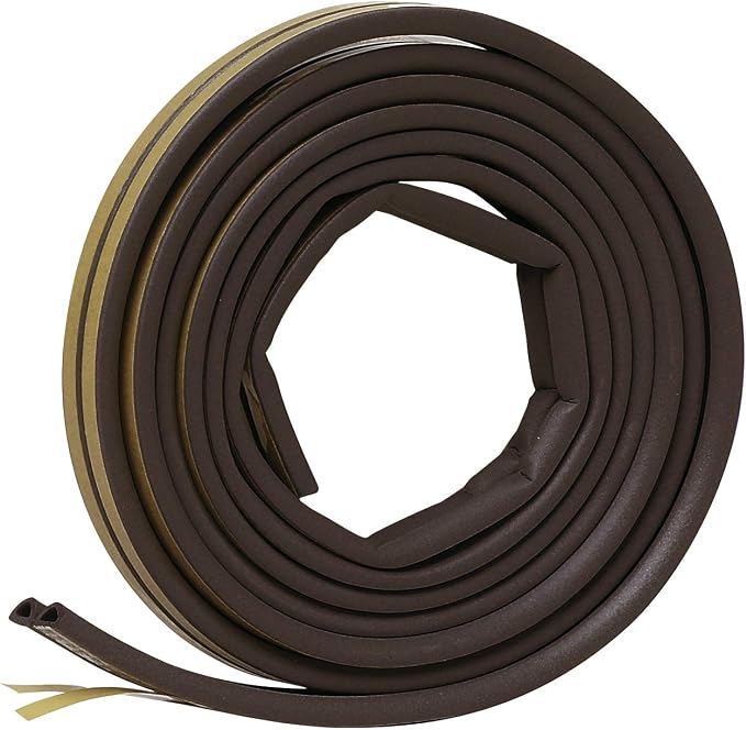 Frost King P D-Section Rubber Self-Stick Weatherseal Tape, 5/16" W, 1/4" T by Thermwell+Products+Co.%2C+Inc