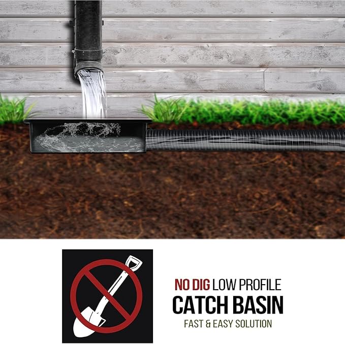 Rain Gutter Downspout Extensions Flexible, Catch Basin Downspout | Down Spout - Image 6