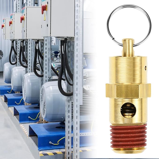 QWORK Brass Pressure Relief Valve - Image 8